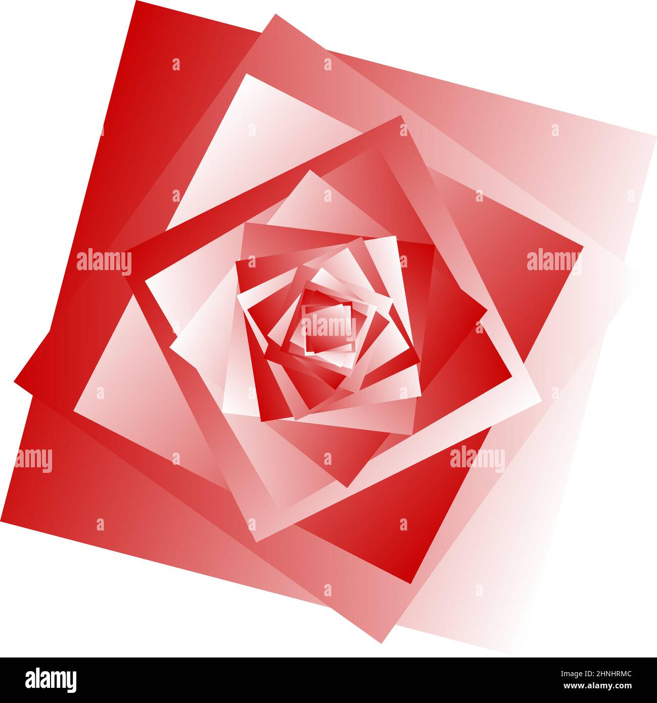 Geometric square design shape with random shaded, gradient fill - stock ...