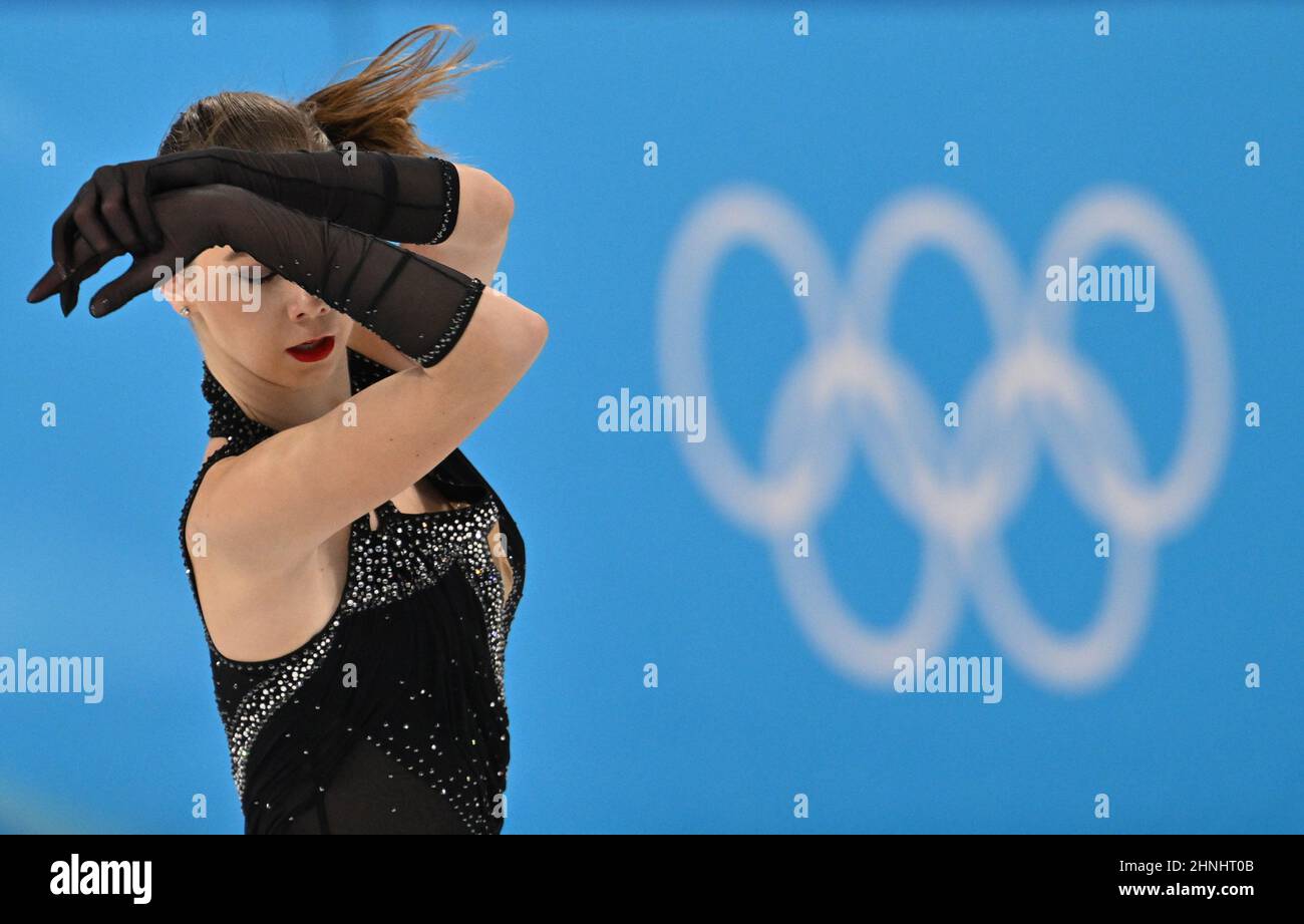 Peking, China. 17th Feb, 2022. Olympics, figure skating, individual