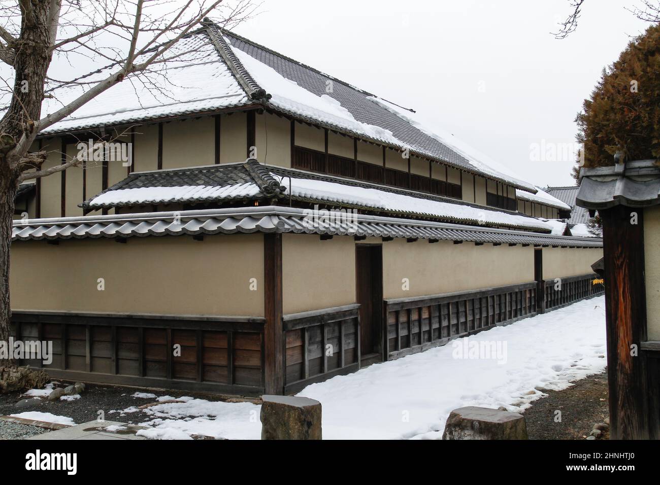 nagano, japan, 2022/12/02 , exterior of Former Matsushiro Literary and
