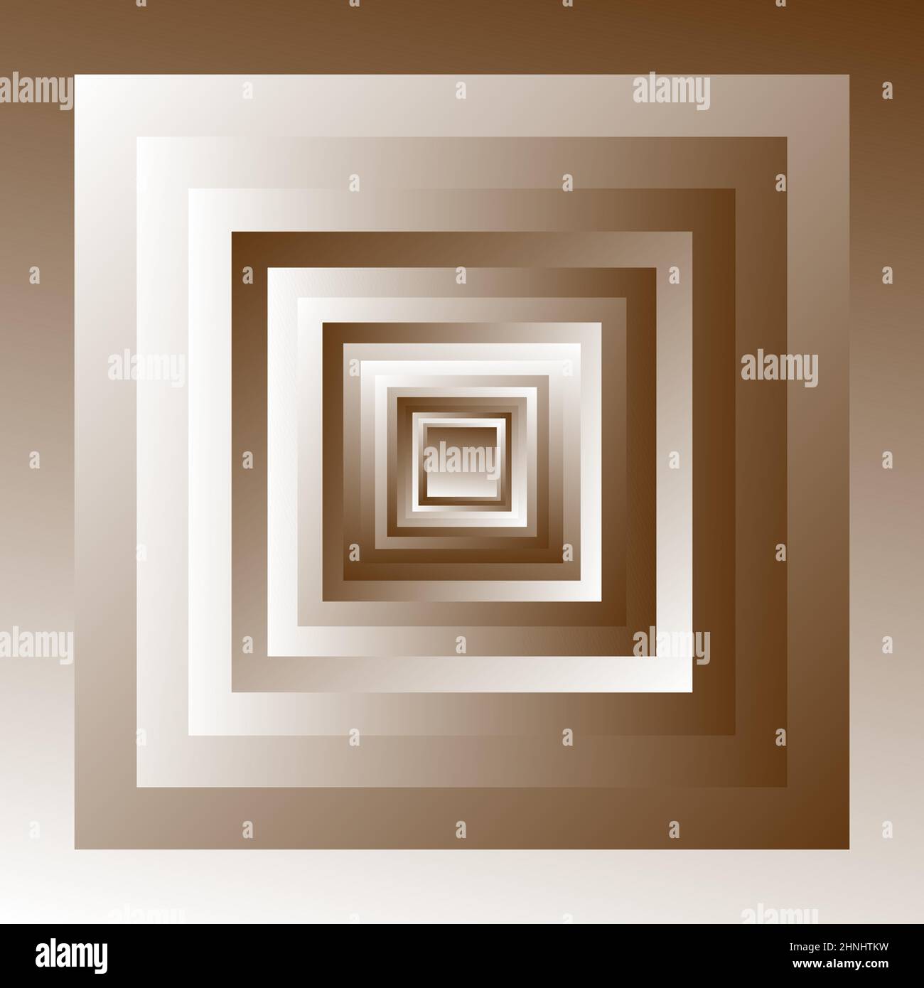 Geometric square design shape with random shaded, gradient fill - stock ...