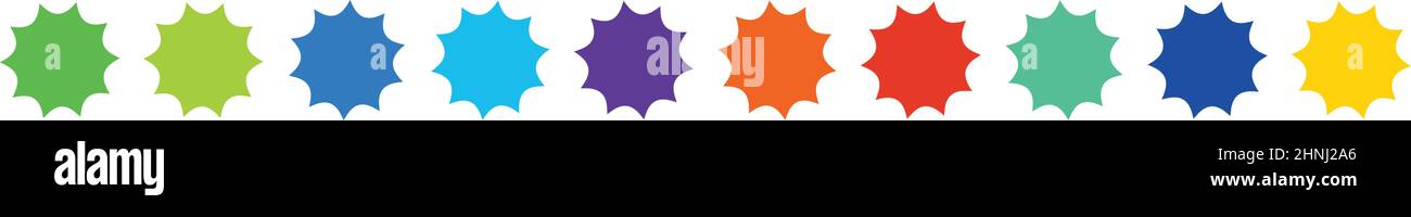 Price flash, starburst, sunburst icon, shape vector - stock vector ...