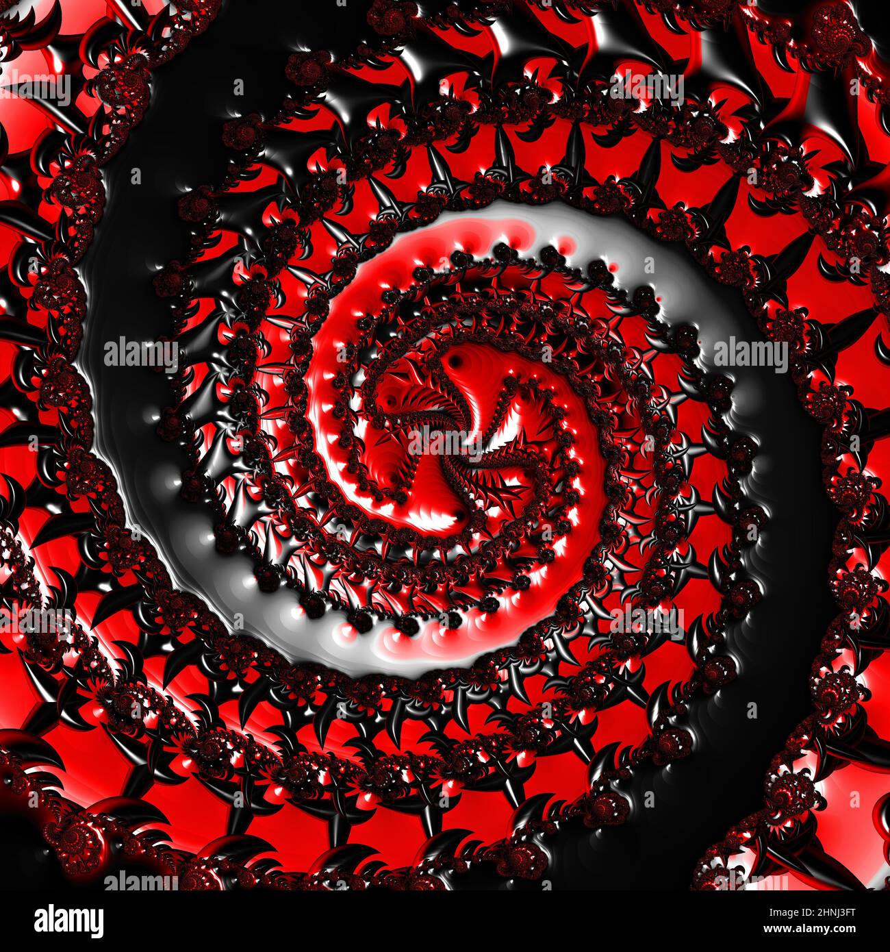 Abstract Computer generated Fractal design. A fractal is a never-ending ...