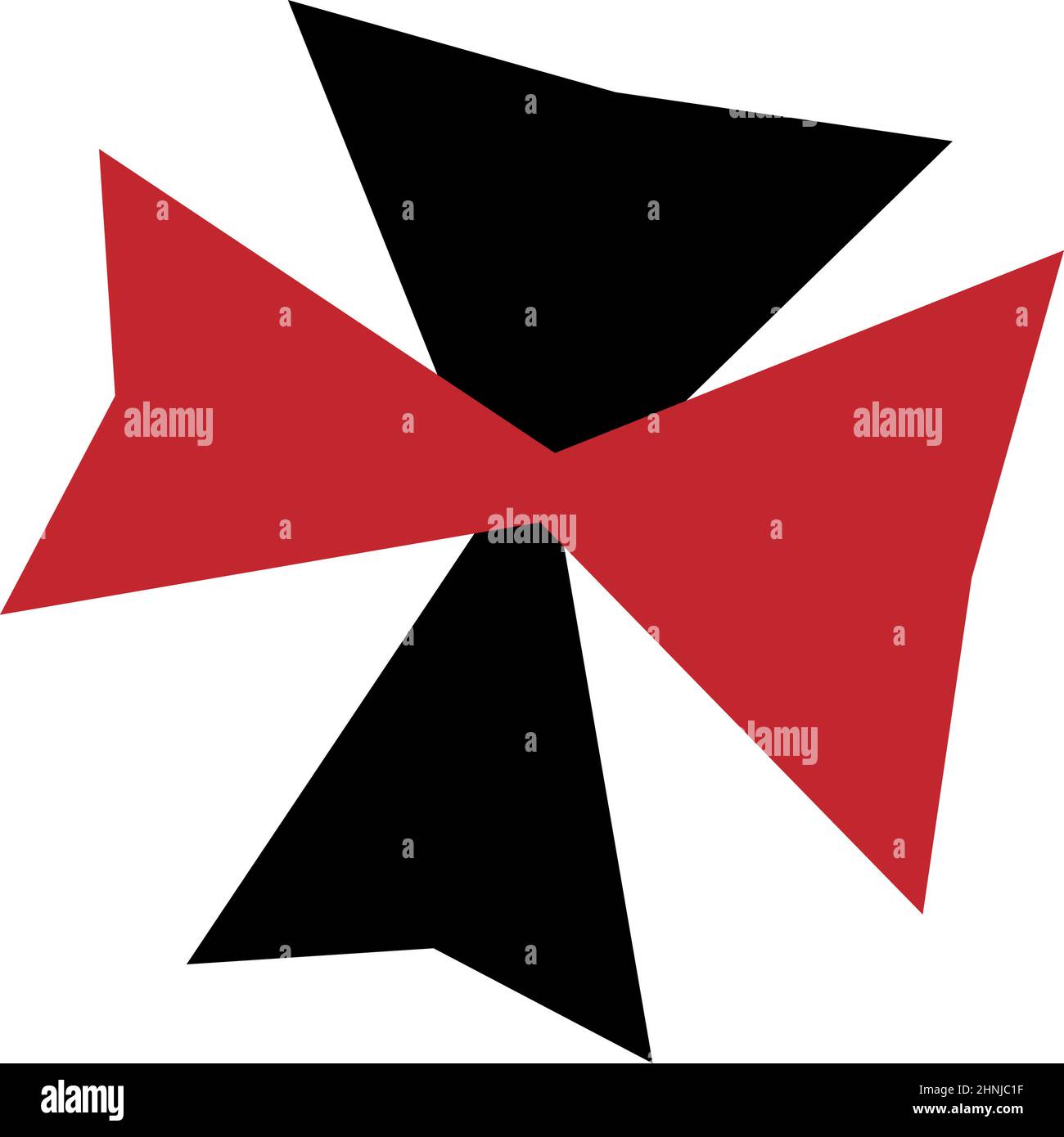 Shape, symbol, icon with abstract geometry. Geometrical vector - stock ...