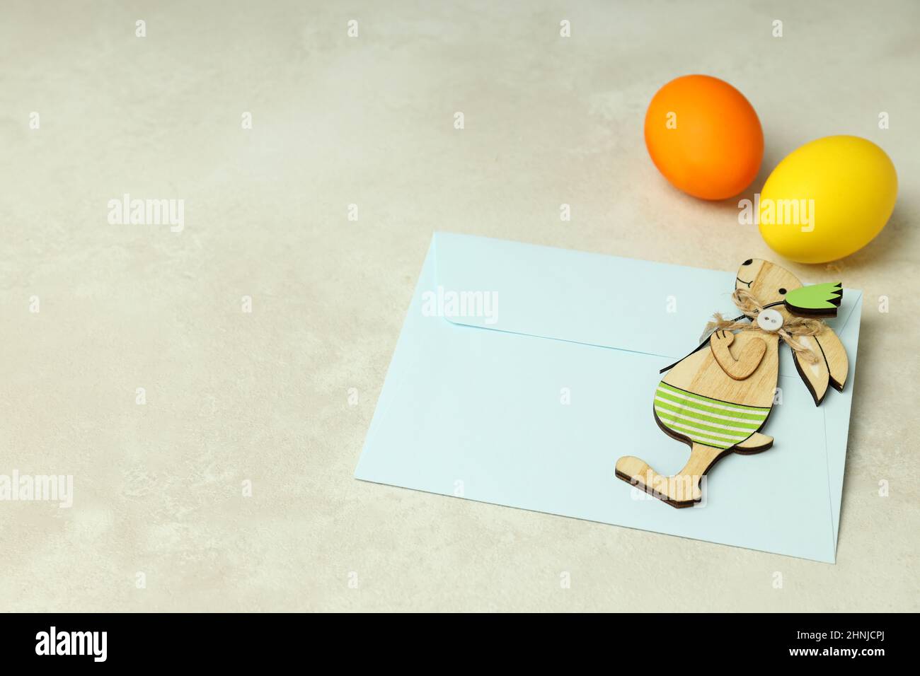 Concept of Easter eggs, space for text Stock Photo - Alamy