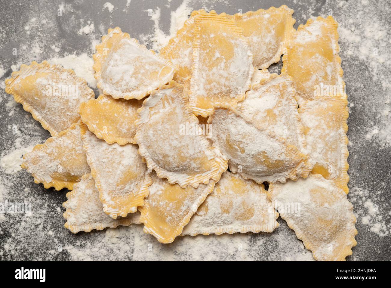 Raw ravioli as a background. Healthy italian food Stock Photo - Alamy