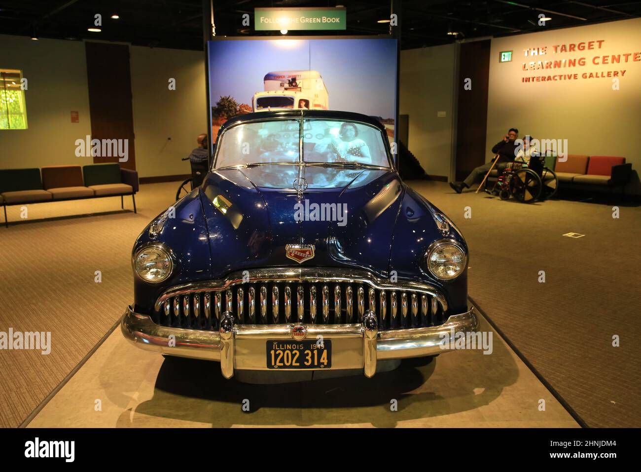 Buick Super in the Green Book exhibition, National Museum of African American History and Culture Stock Photo