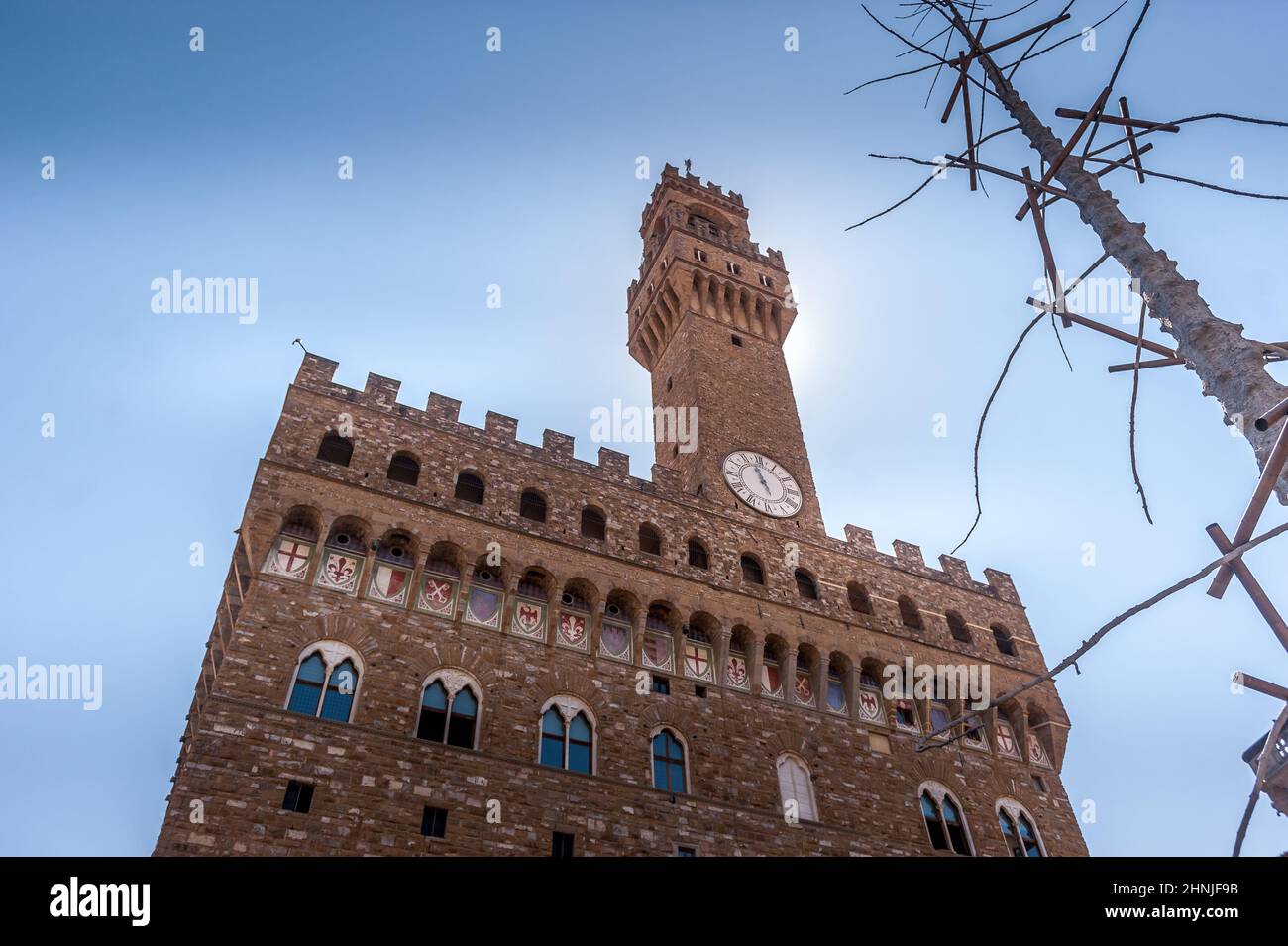 Palazzo Vecchio in Florence Stock Photo
