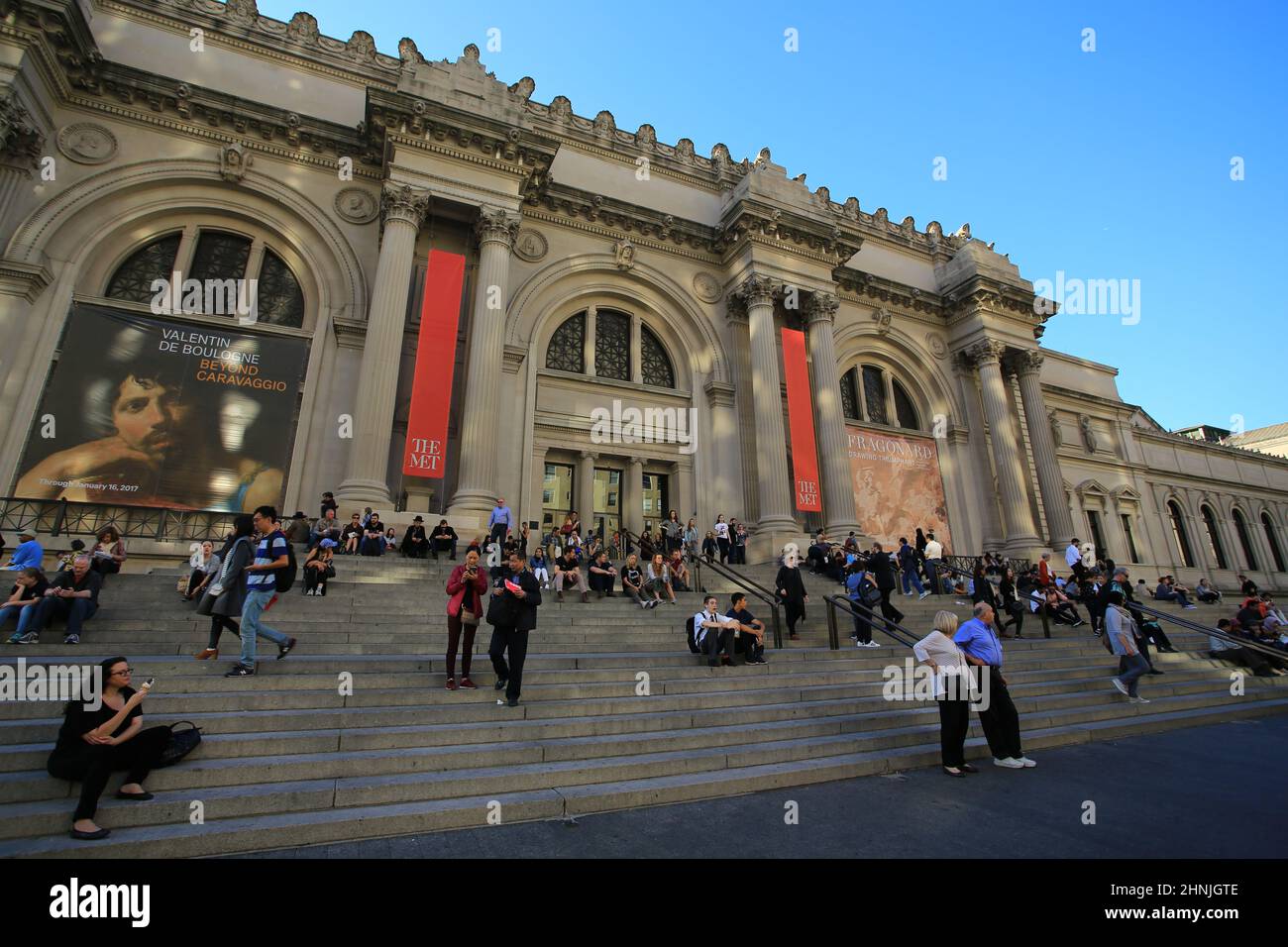 NEW YORK OCT 12: Metropolitan Museum of Art outlook  in New York on 12 October 2016. Metropolitan Museum of Art is one of the biggest museum in the wo Stock Photo