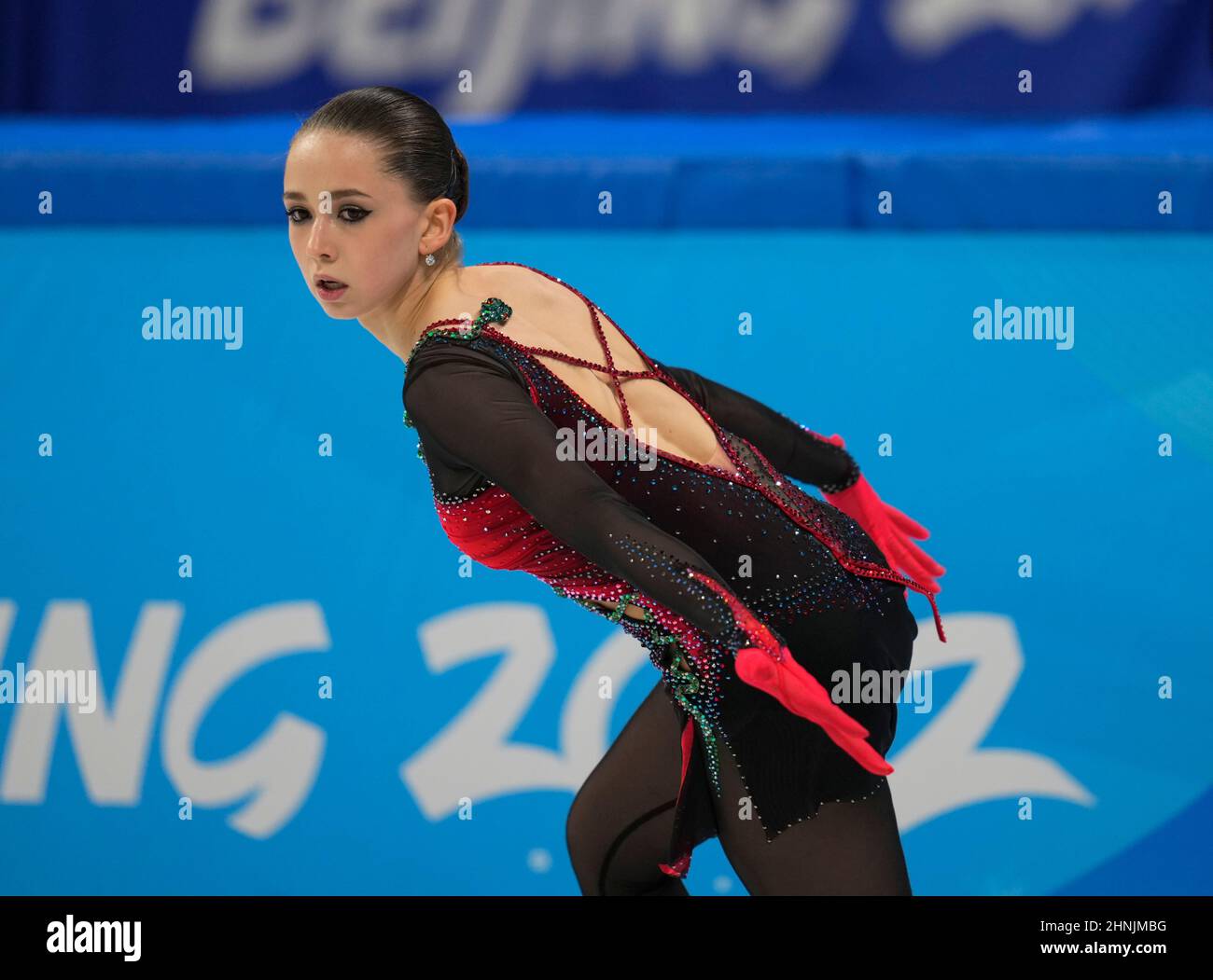 Beijing, China, 2022 Winter Olympics, February 17, 2022 Kamila Valieva
