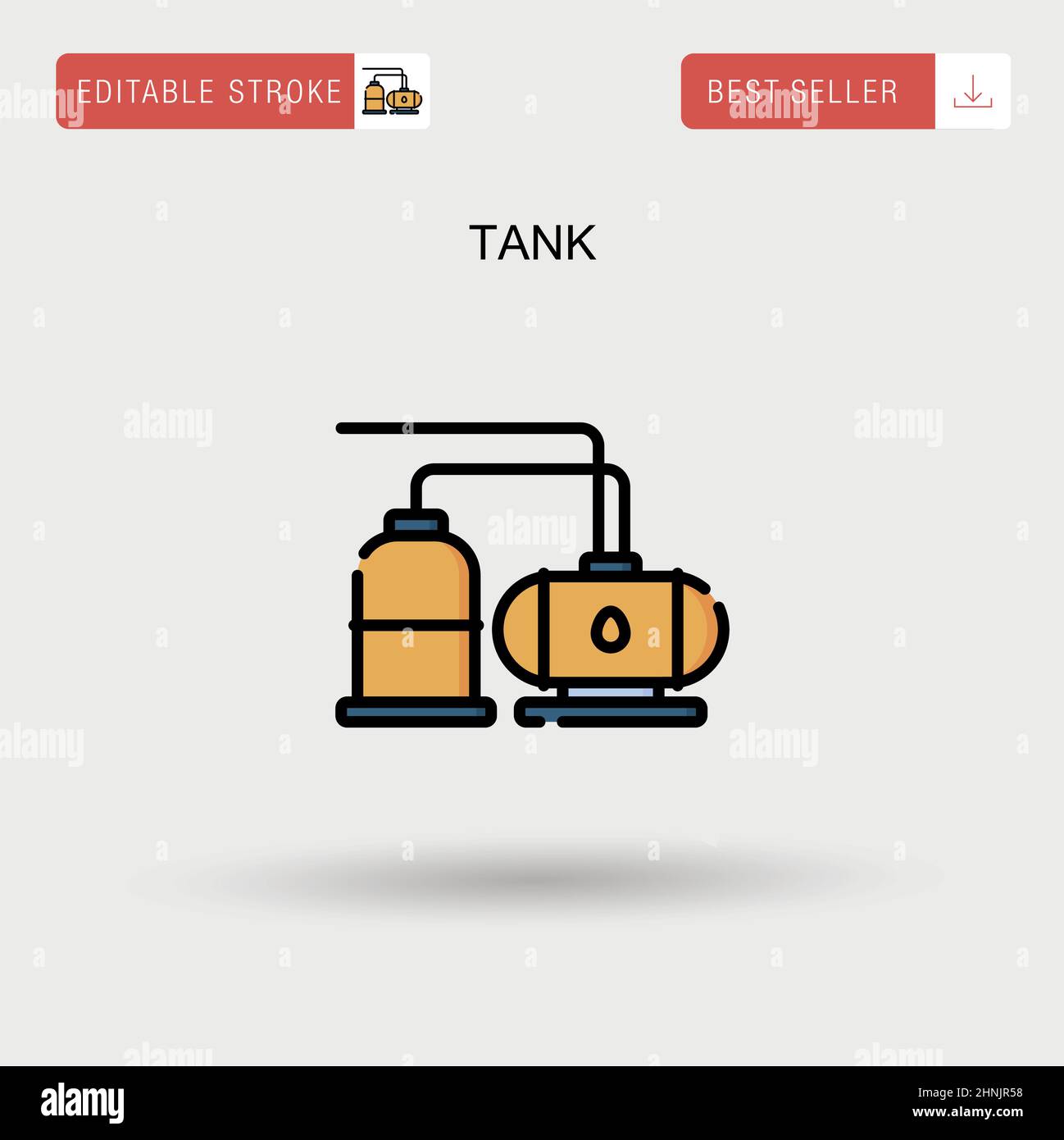 Petroleum storage tank Stock Vector Images - Alamy