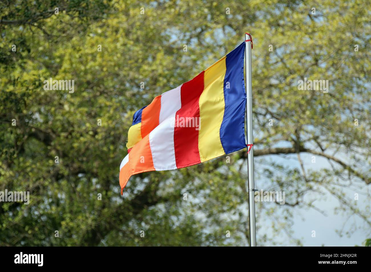Buddhist flag hi-res stock photography and images - Alamy Buddhist flag hi-res stock photography and images - Alamy
