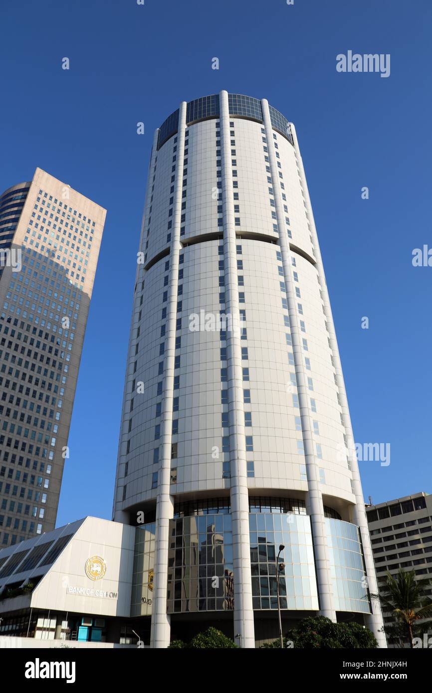 Cylindrical Bank of Ceylon building in Colombo Stock Photo Alamy