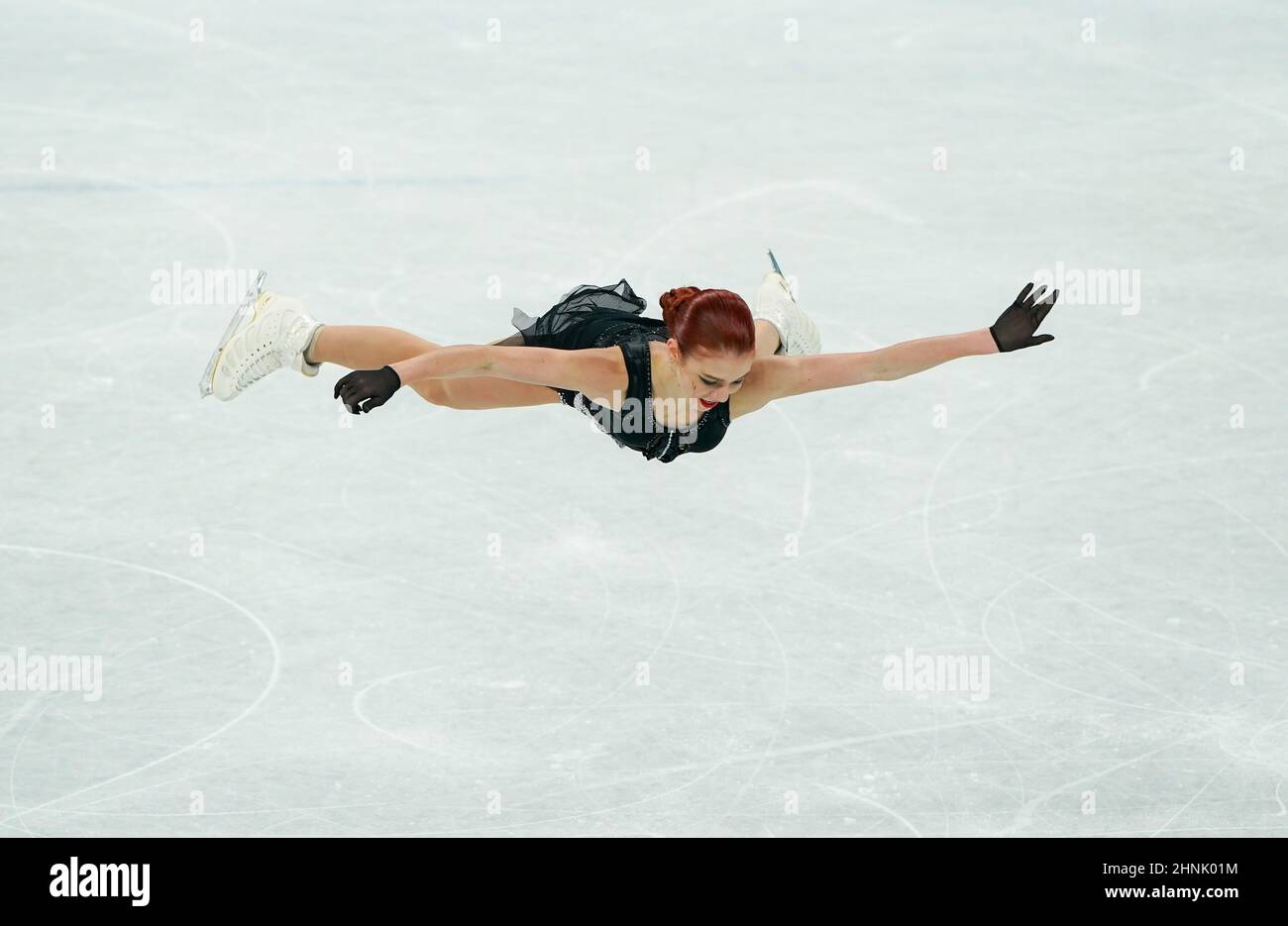 Russian Olympic Committee's Alexandra Trusova during the Women's Single