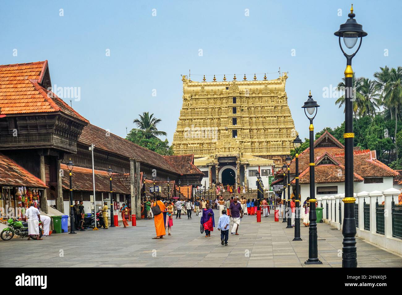 Padmanabhaswamy Temple in Trivandrum, Kerala, India Stock Photo