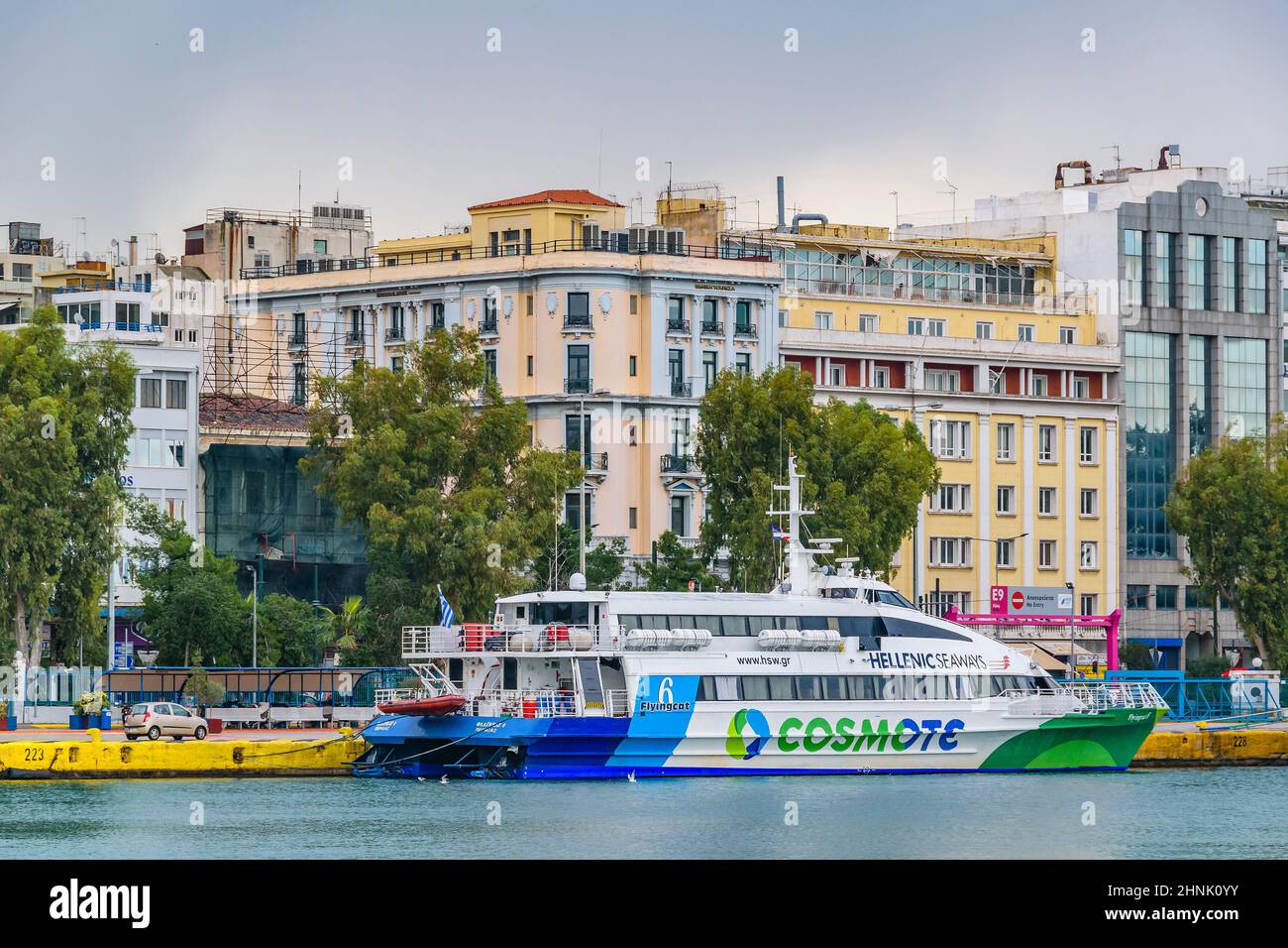 Piraeus Port, Athens, Greece Stock Photo