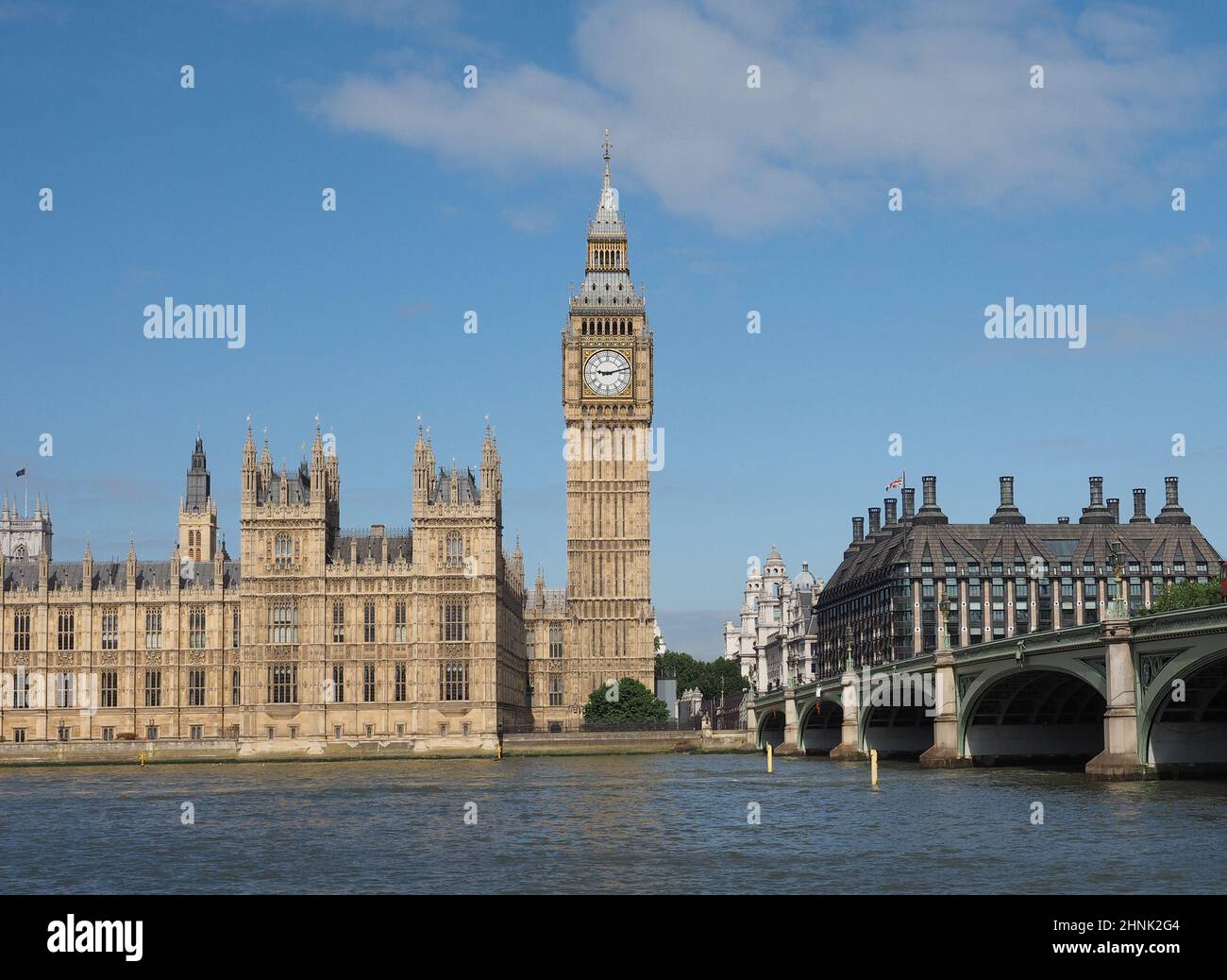 Houses of Parliament in London Stock Photo