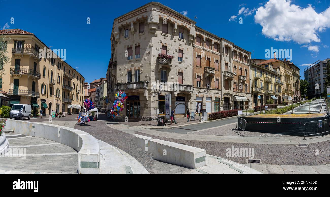 Old town of Acqui Terme Stock Photo