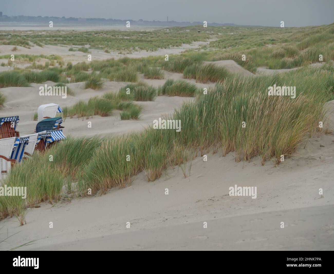 The island of Juist in the german north sea Stock Photo