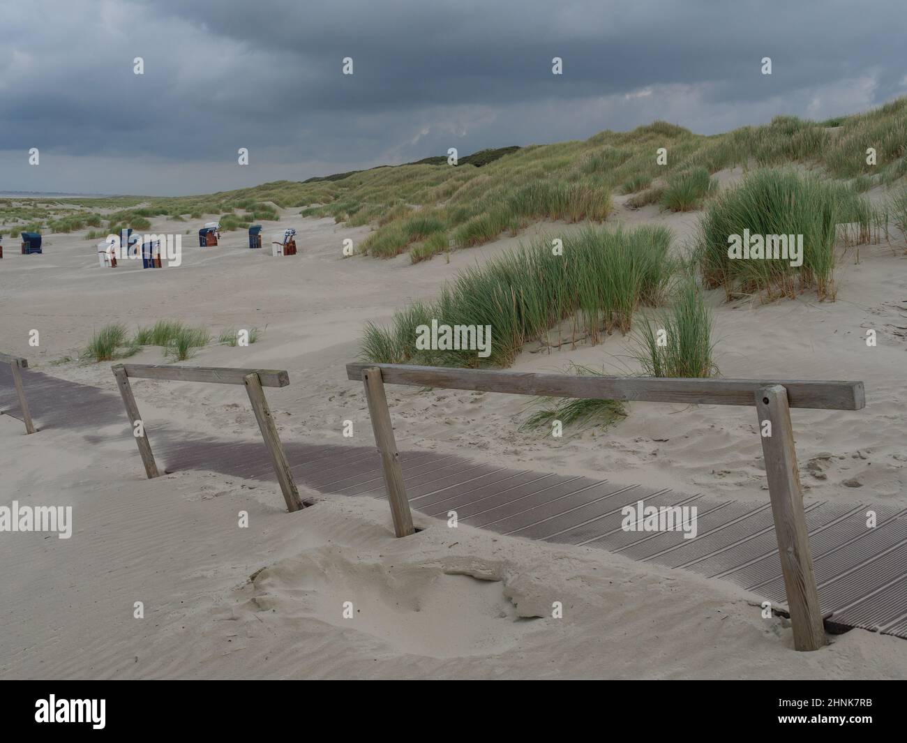 The island of Juist in the german north sea Stock Photo