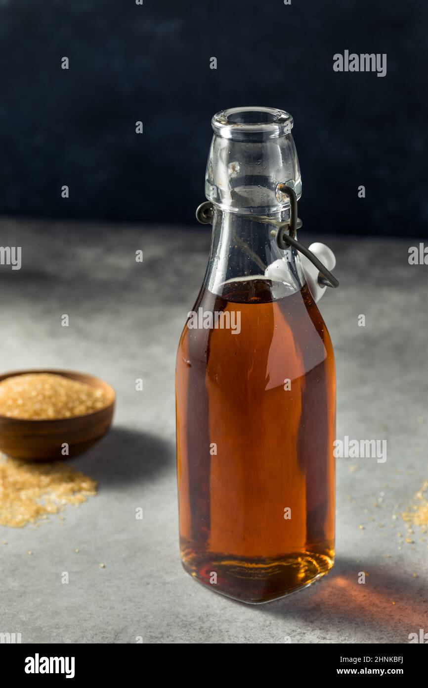 Sweet Demerara Simple Syrup with Sugar for Cocktails Stock Photo Alamy