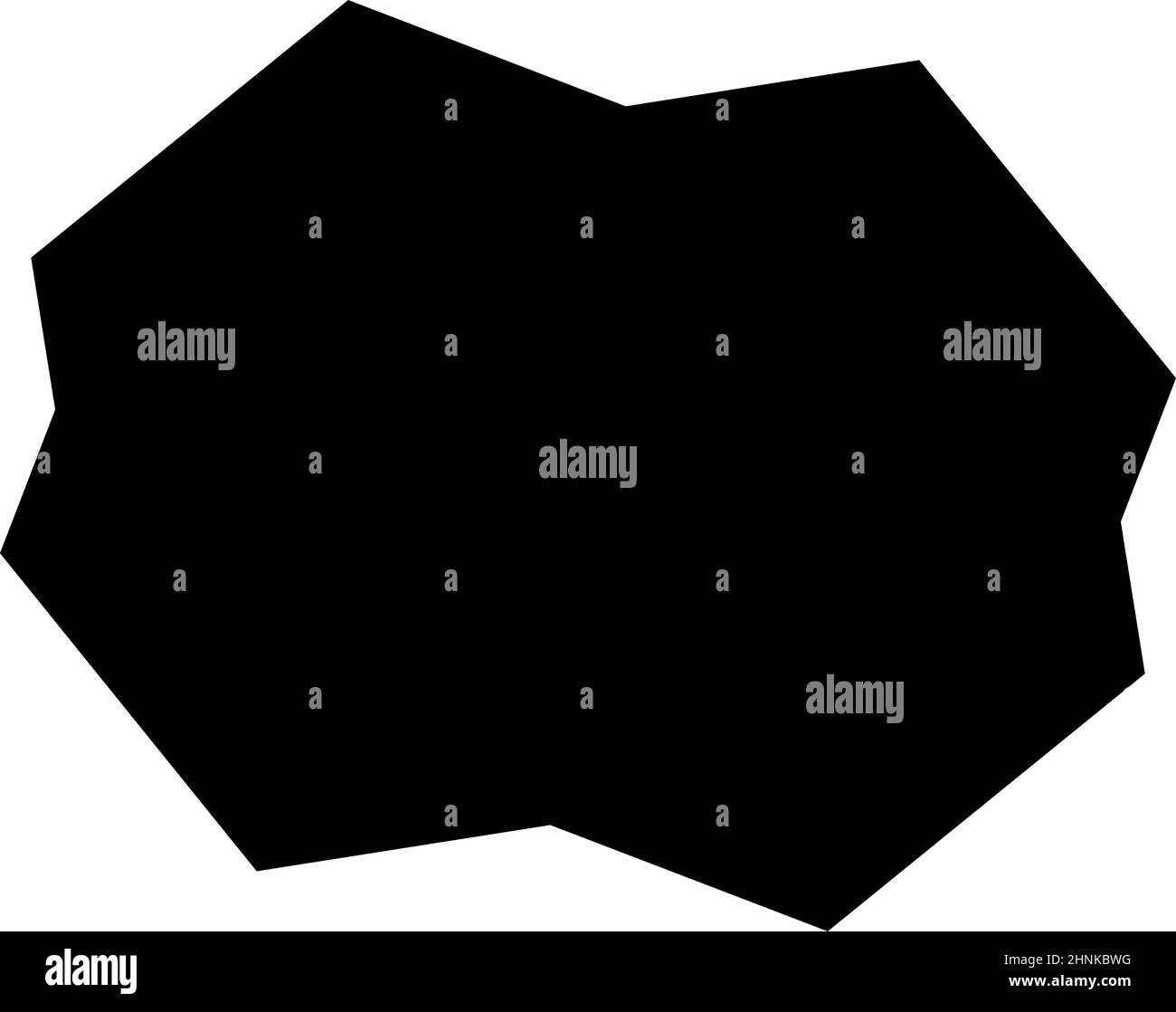 Simple abstract geometric form(s), shape(s). Random, angular vetor ...