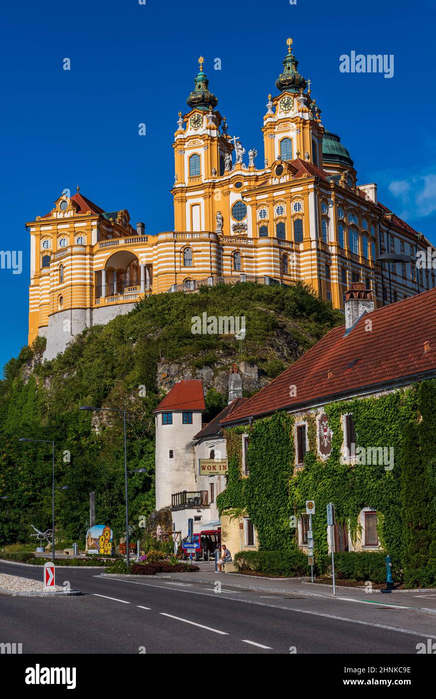 Melk Abbey in Wachau, Austria Stock Photo