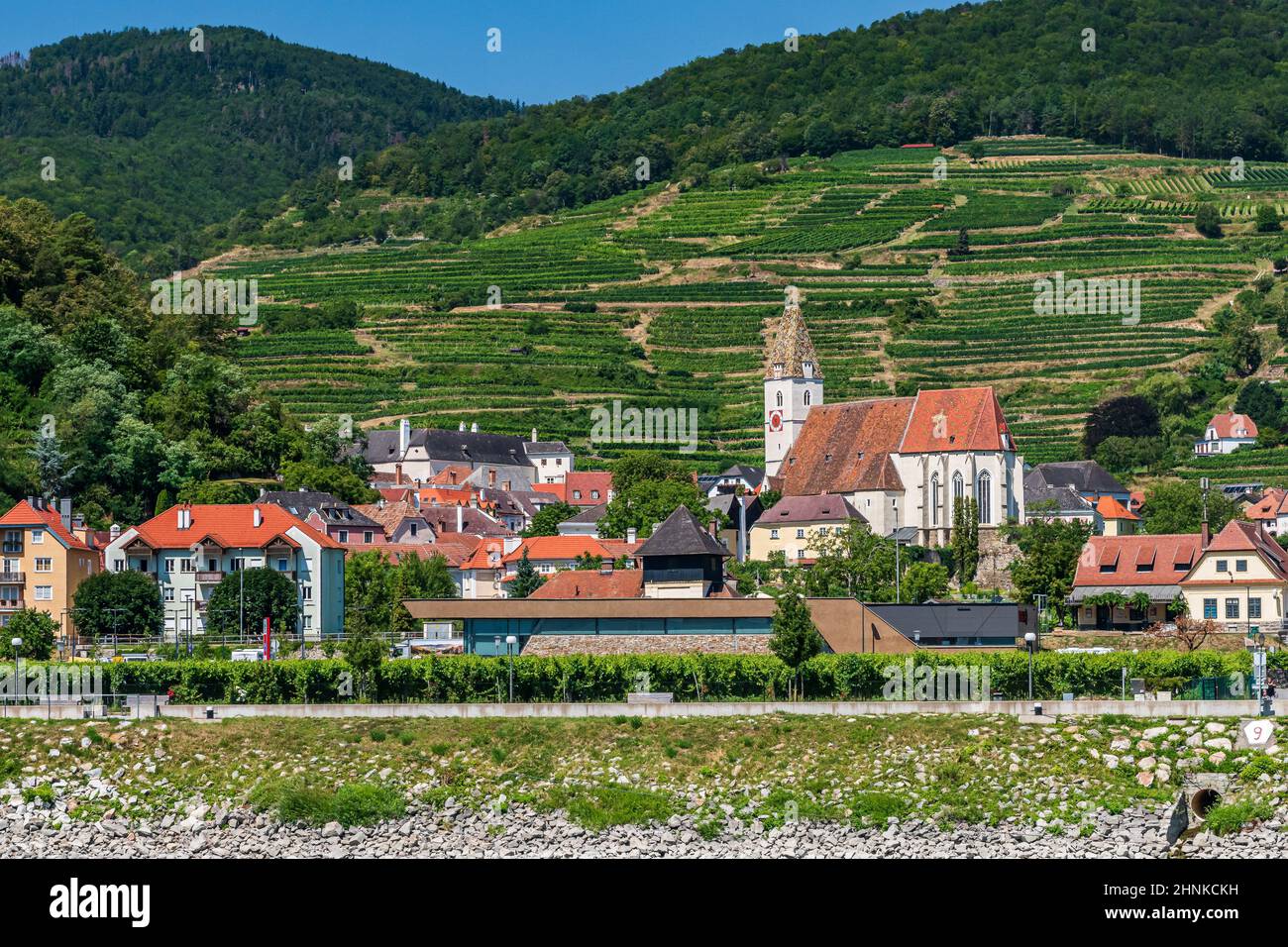 Spitz Promenade village of Spitz Stock Photo - Alamy