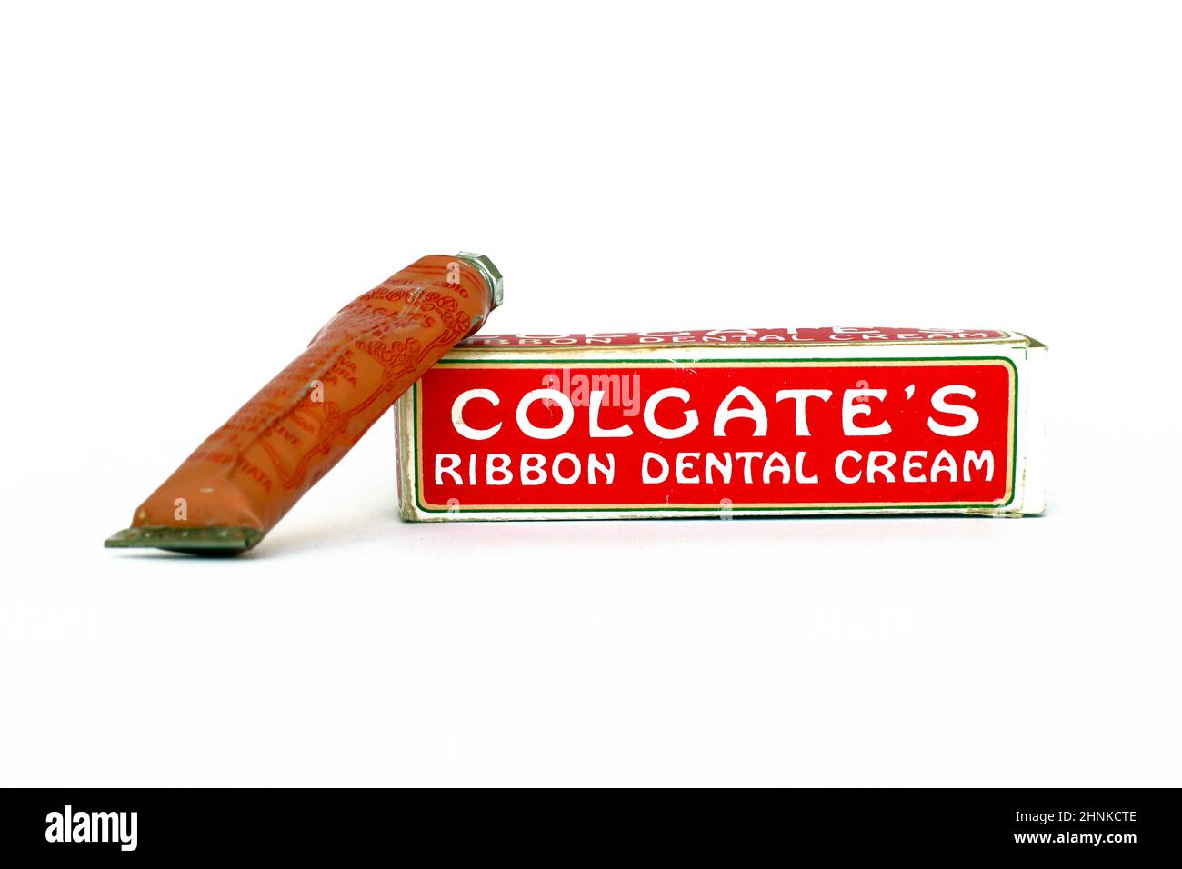 Vintage 1910s COLGATE'S Ribbon Dental Cream Toothpaste Stock Photo Alamy
