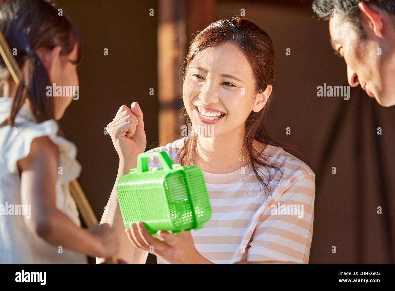 Japanese Kids On Summer Vacation Stock Photo Alamy
