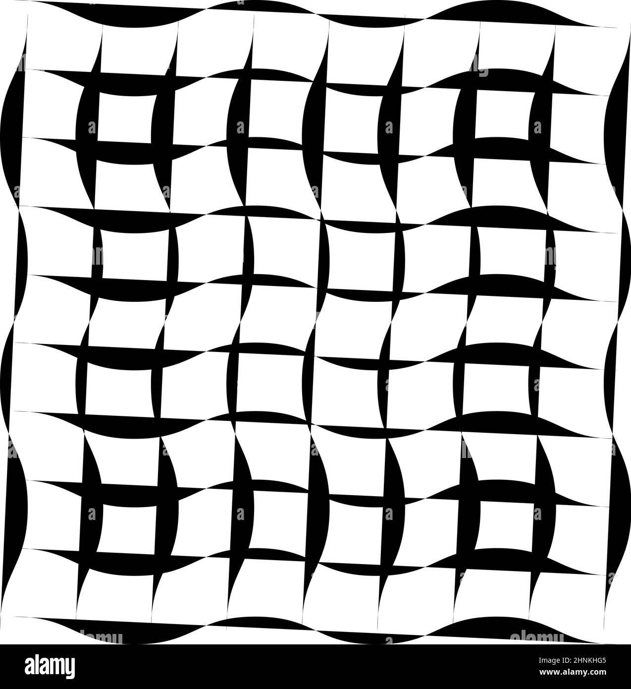 Irregular grid, mesh with random lines. Squares lattice, grating