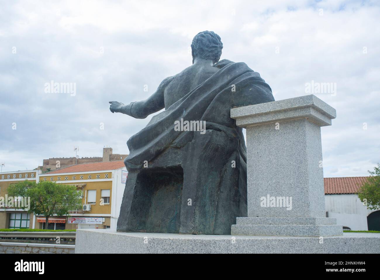 Quintus Caecilius Metellus Pius founder of Medellin in 79 BC Stock