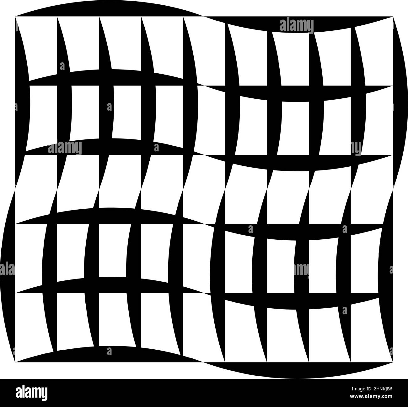 Irregular grid, mesh with random lines. Squares lattice, grating ...