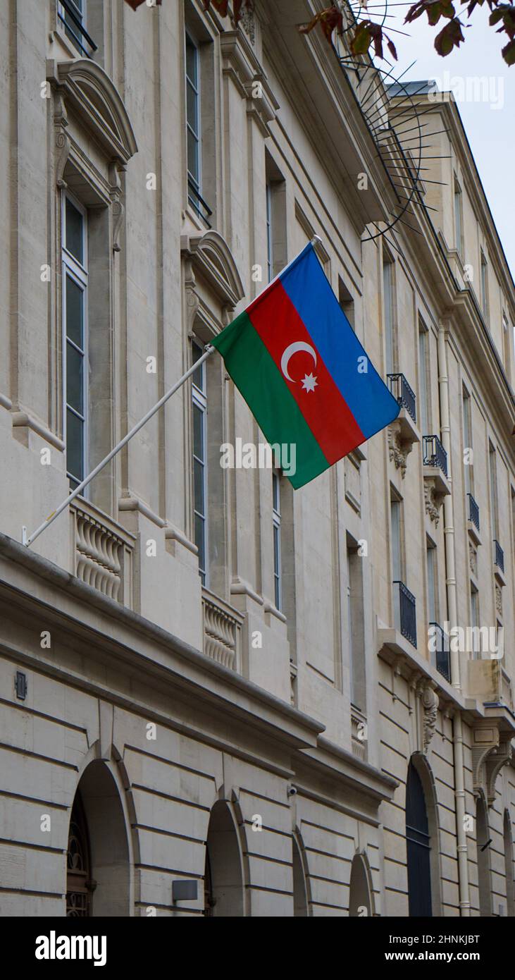 Azerbaijan embassy in Paris (France Stock Photo - Alamy