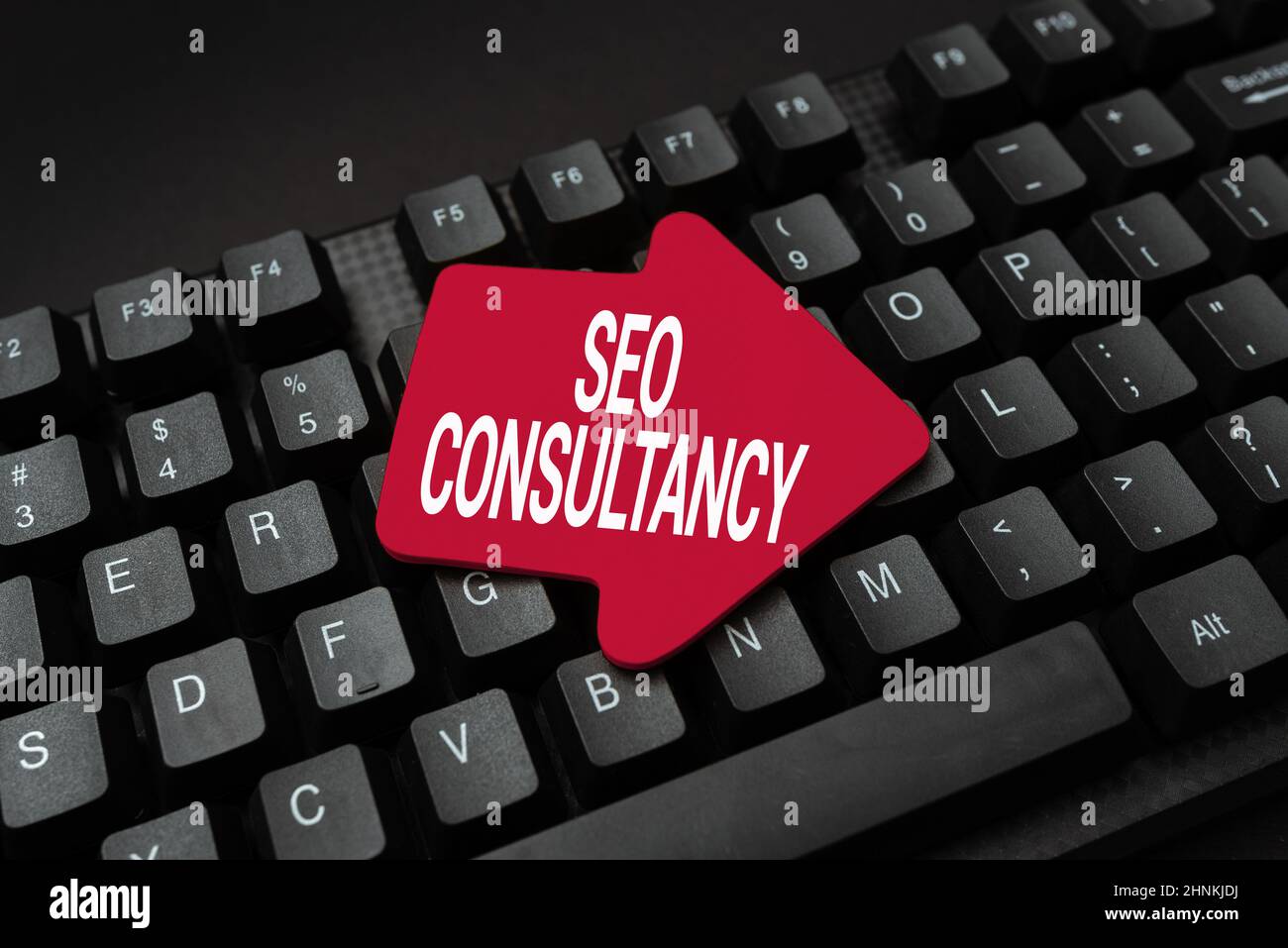 Conceptual caption Seo Consultancy, Word for specialize in evaluating an organization s is website Abstract Online Typing Contest, Creating Funny Onli Stock Photo