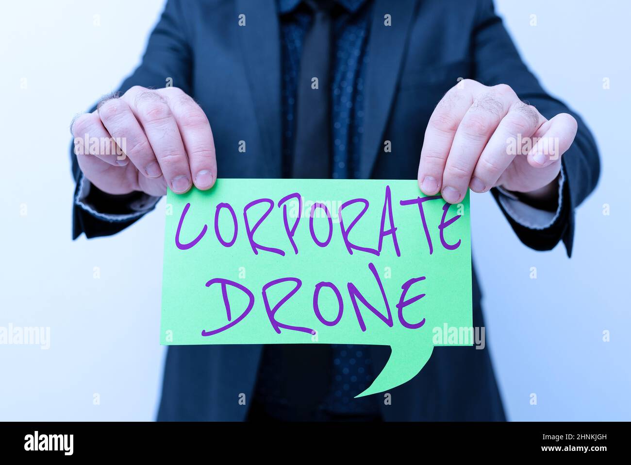 Text showing inspiration Corporate Drone, Business concept unmanned
