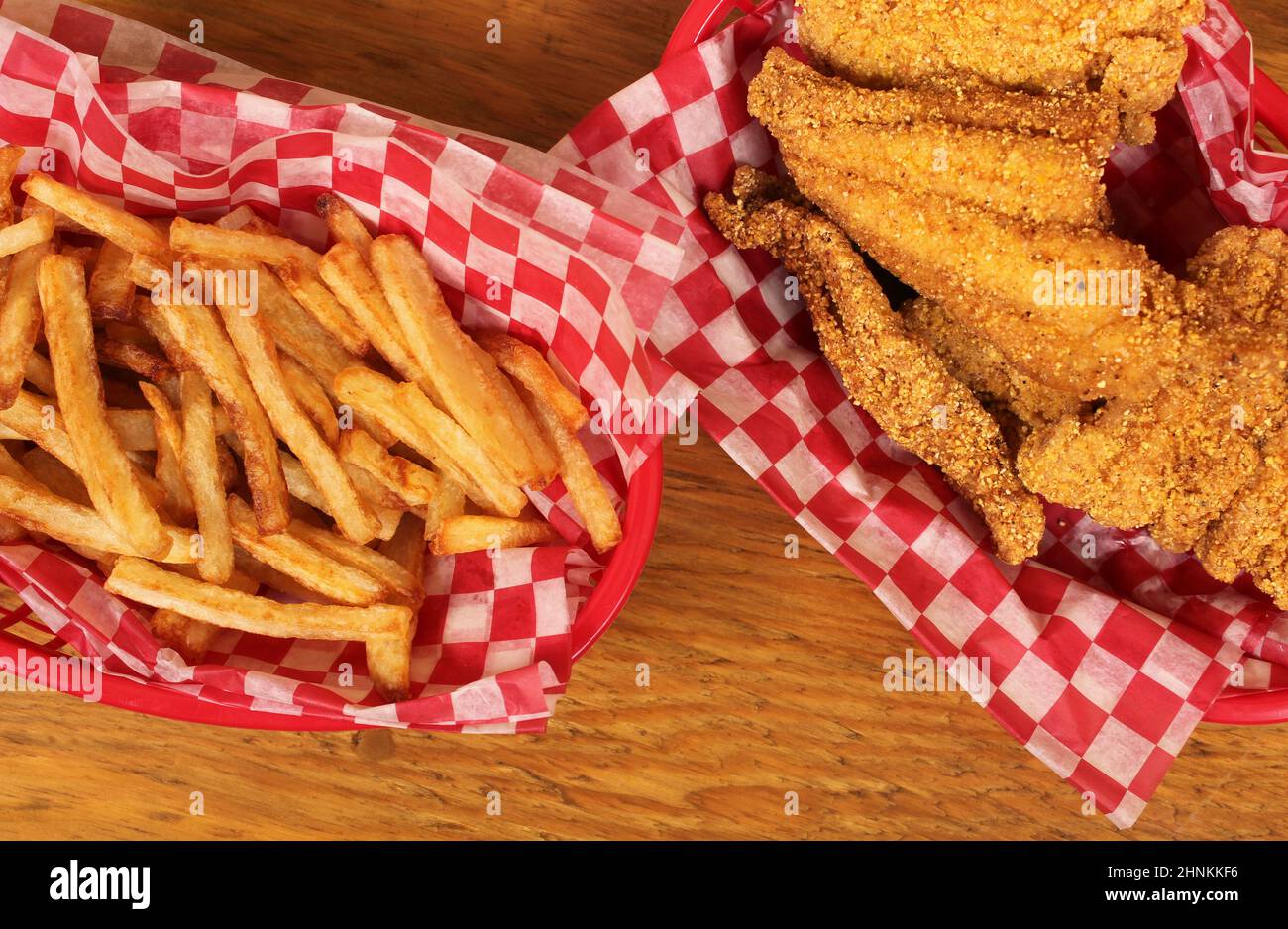 Fried Catfish Fillets in Rural Cafe Stock Photo Alamy