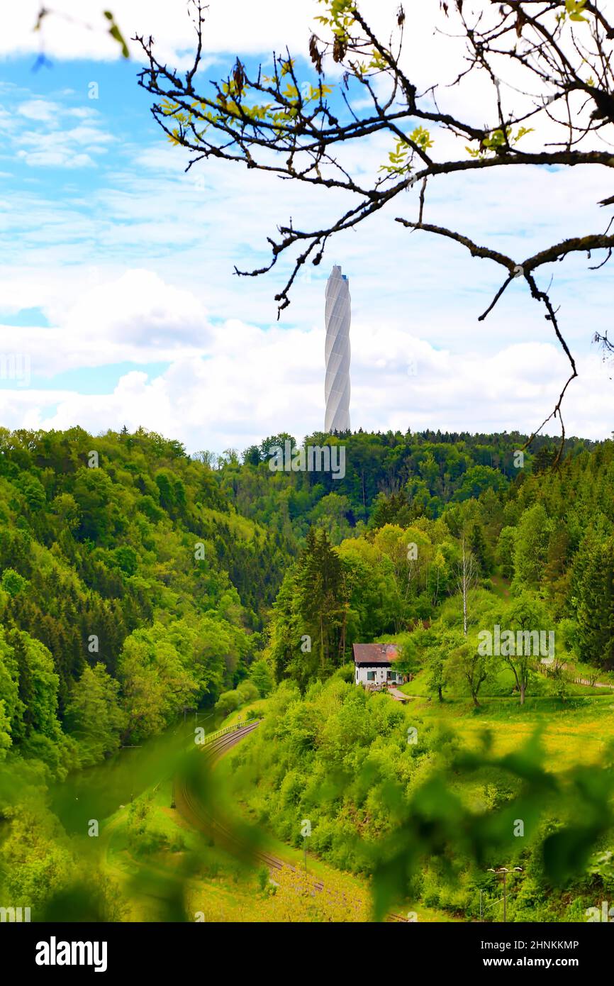 The test tower in Rottweil Stock Photo