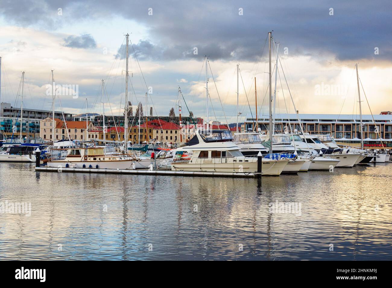 Victoria Dock Hobart Stock Photo Alamy