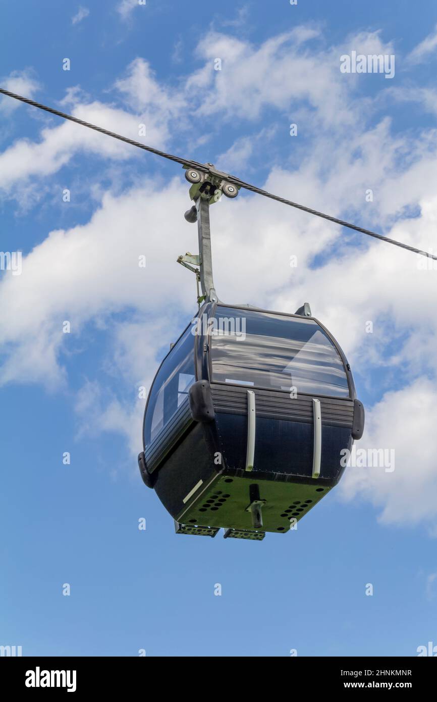 Sky and cloud with gondola lift Stock Photo