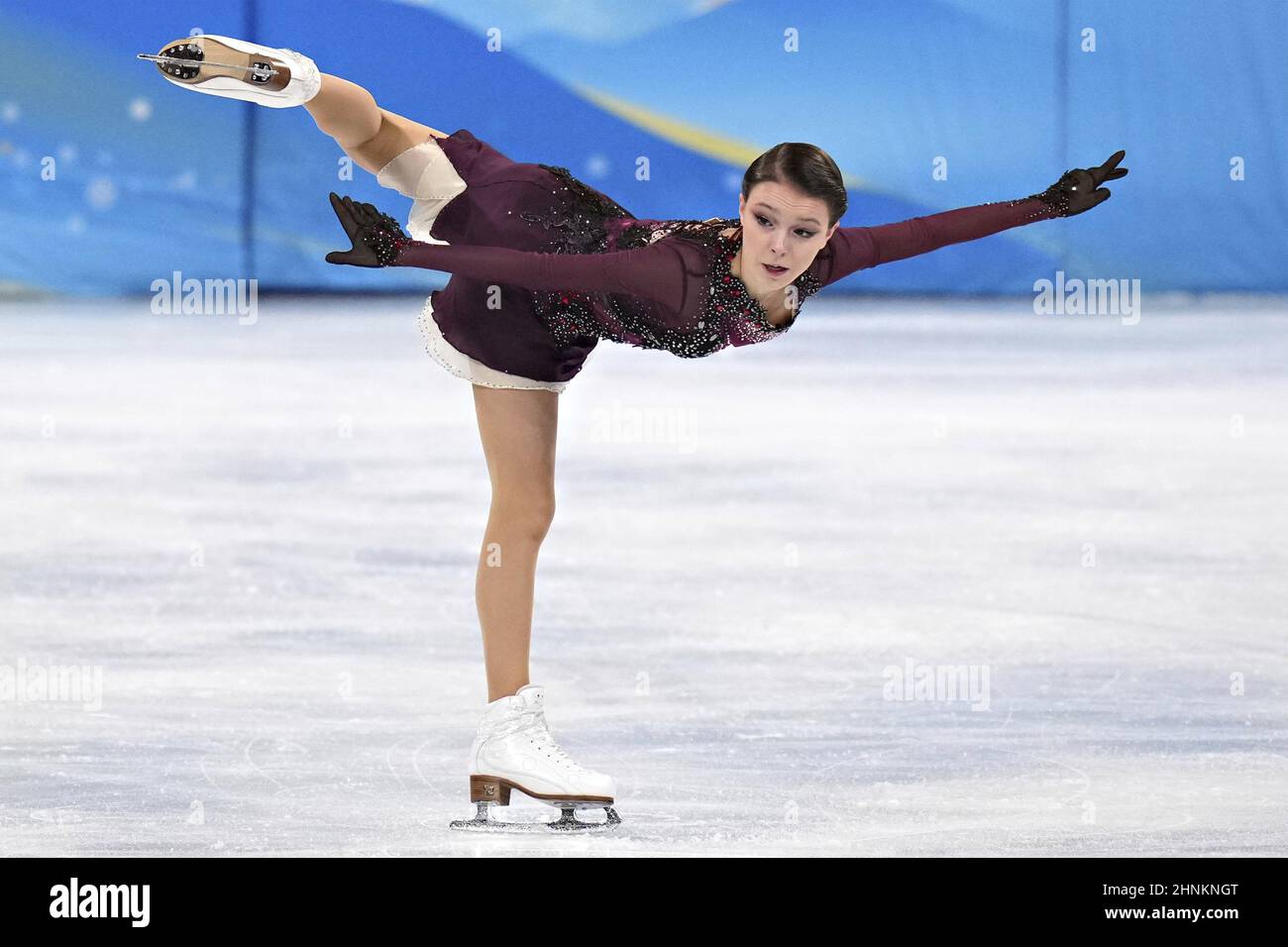 Beijing, China. 17th Feb, 2022. Anna Shcherbakova Of Russia, Performs ...