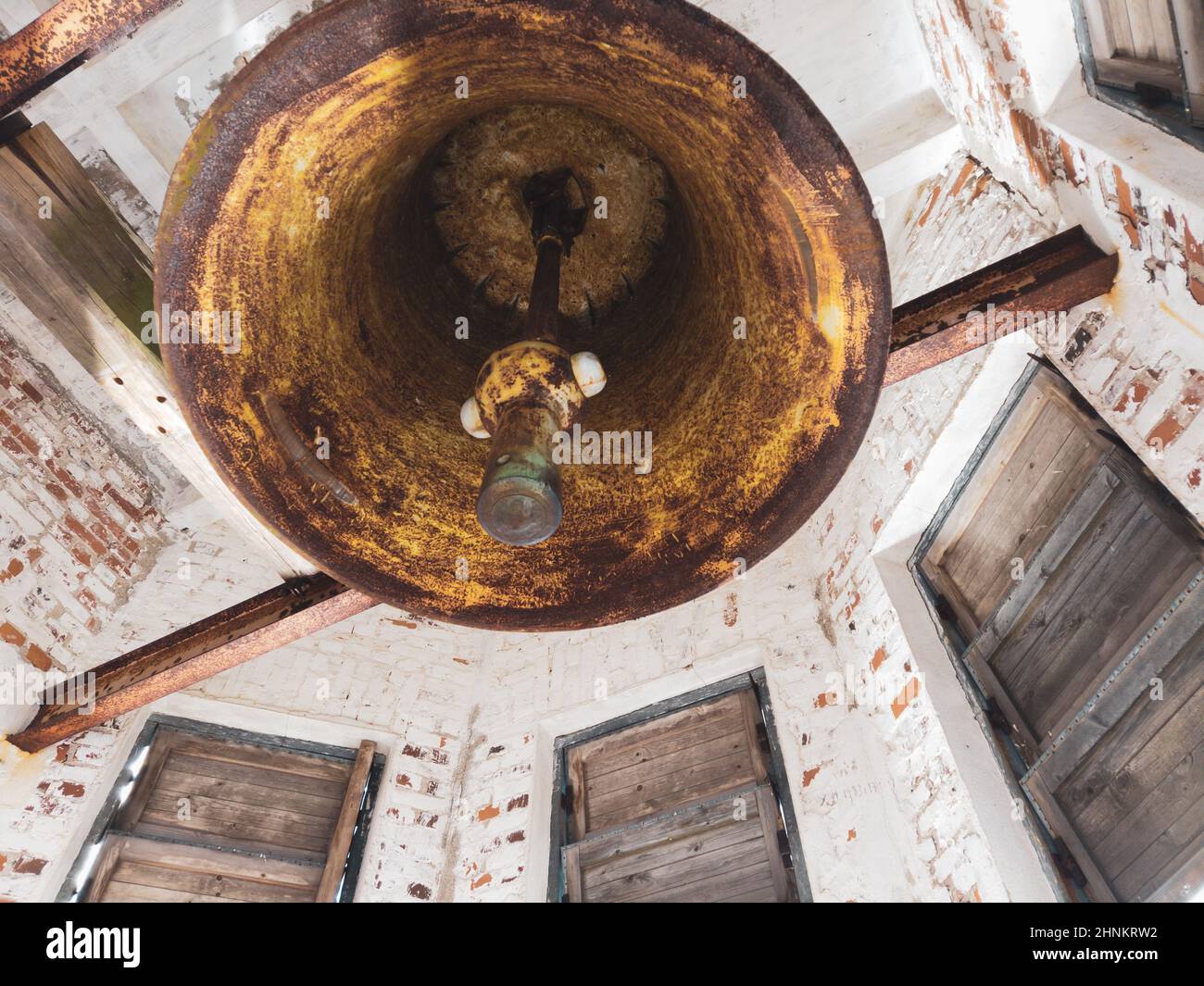 Old Church Bell Tower Stock Photo - Download Image Now - Church