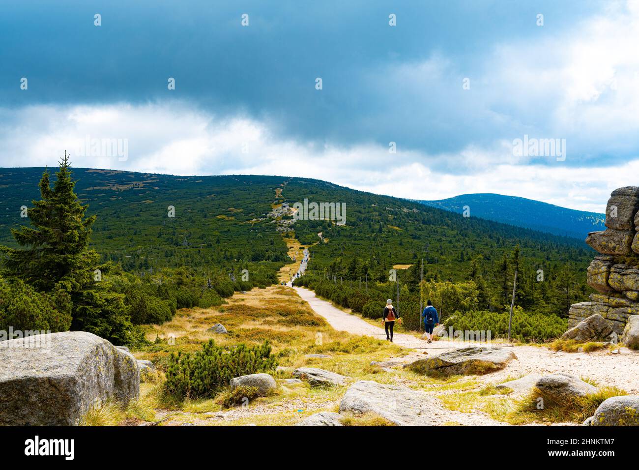 Giant Mountains (Karkonosze) autumn landscape Stock Photo