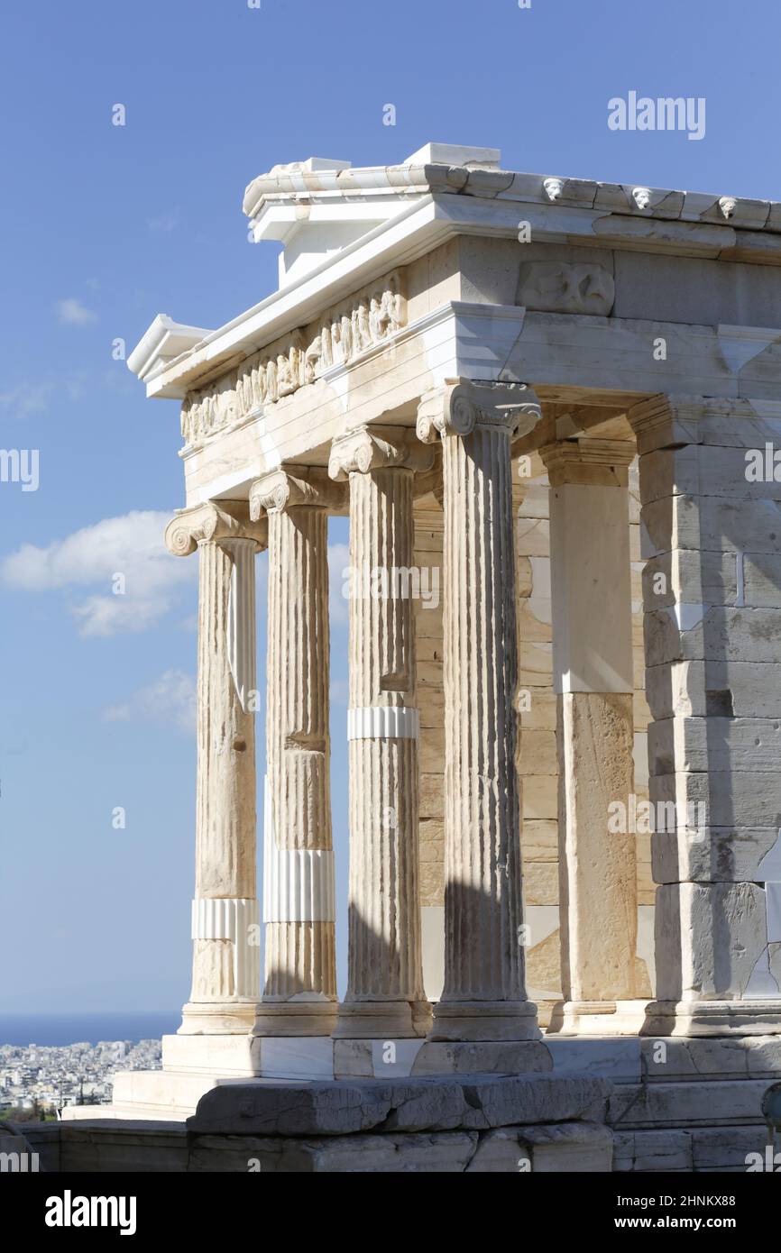 Temple athena nike sunset hi-res stock photography and images - Alamy