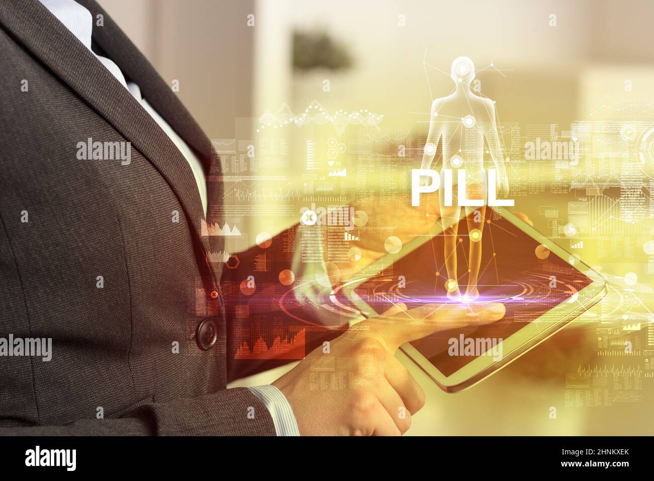 Electronic medical record, tech concept Stock Photo Alamy