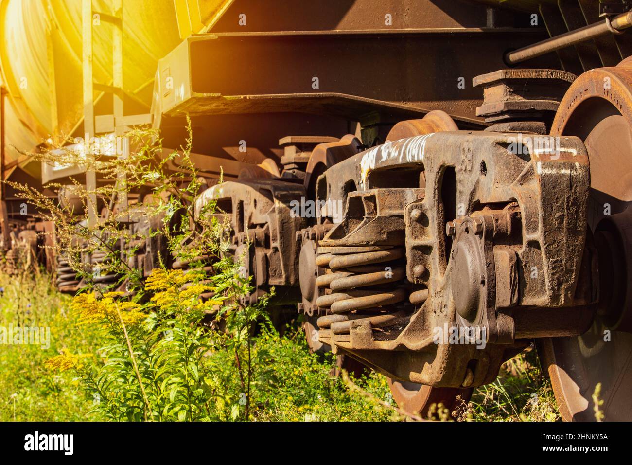 Railroad freight car wheels hires stock photography and images Alamy