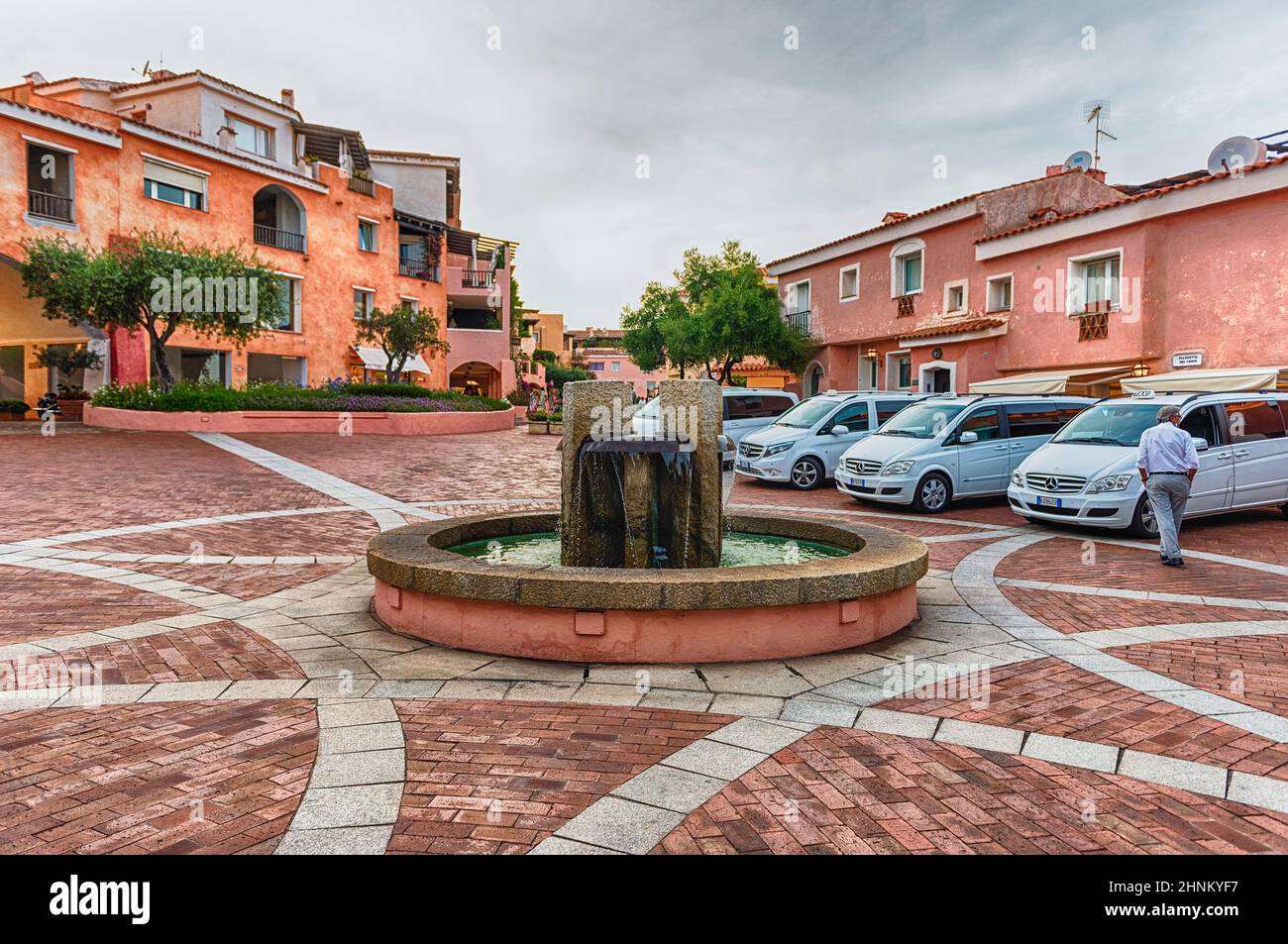 Piazzetta del Cervo, square located in Porto Cervo, Sardinia, Italy Stock Photo
