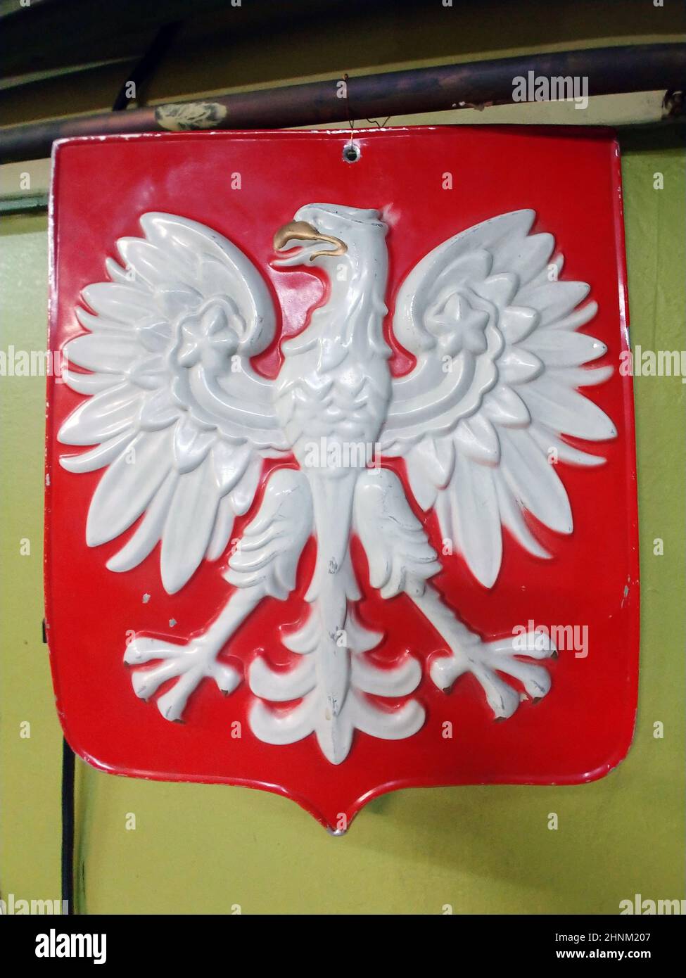 ALFA object -Warsaw, eagle without a crown, PRL, . Stock Photo