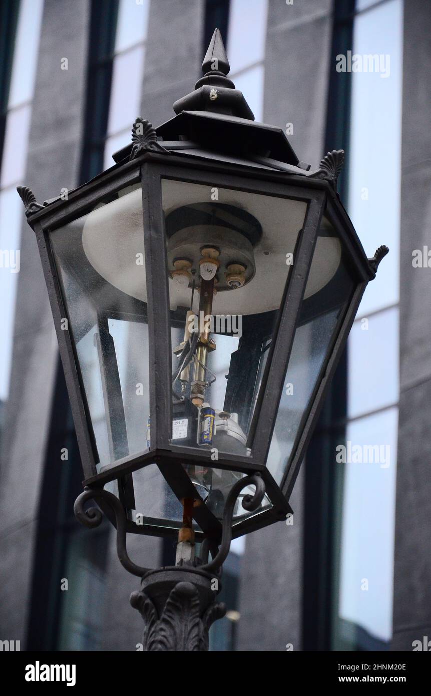 old gas lamp. Stock Photo