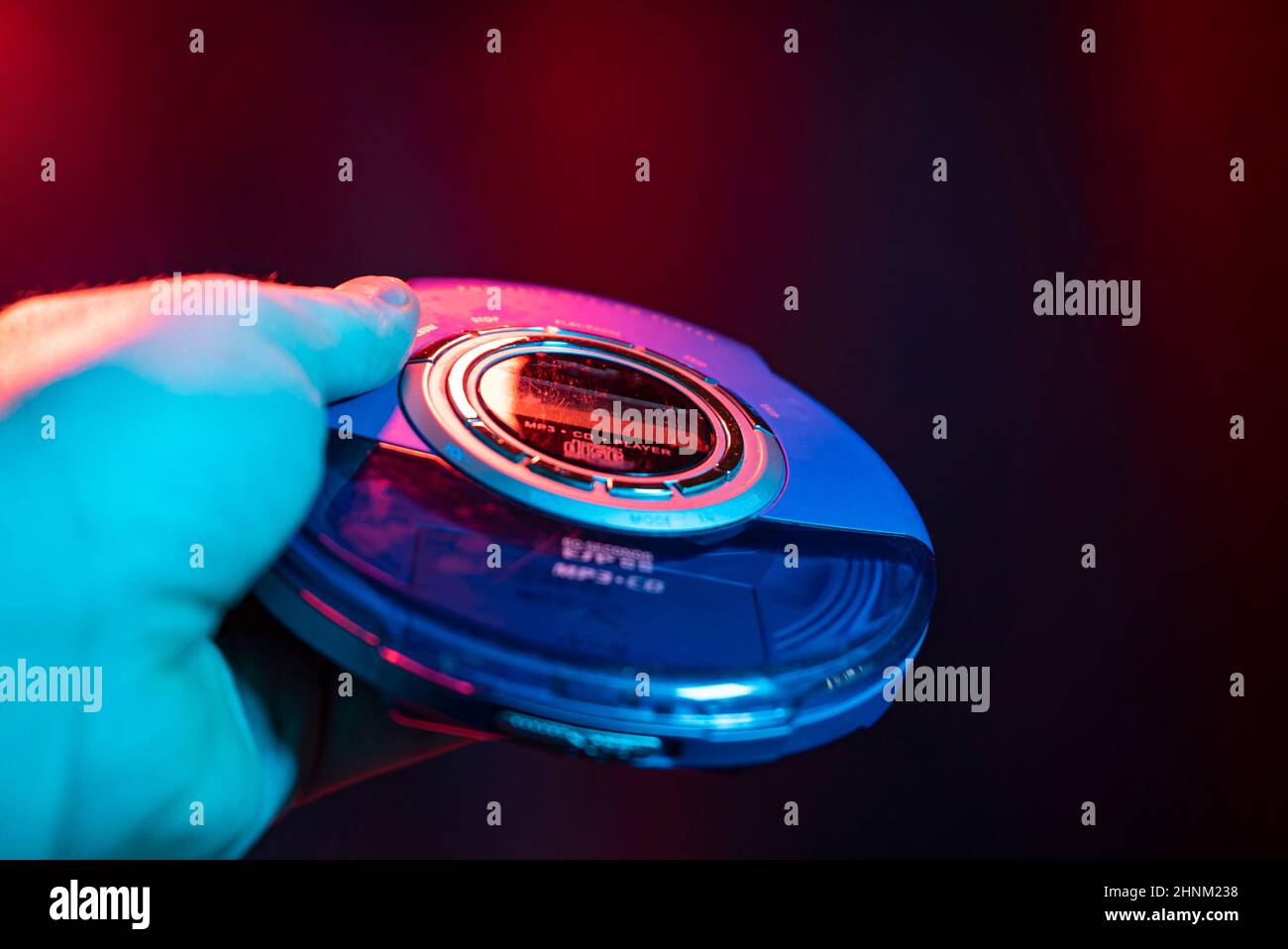 Portable CD player Stock Photo Alamy
