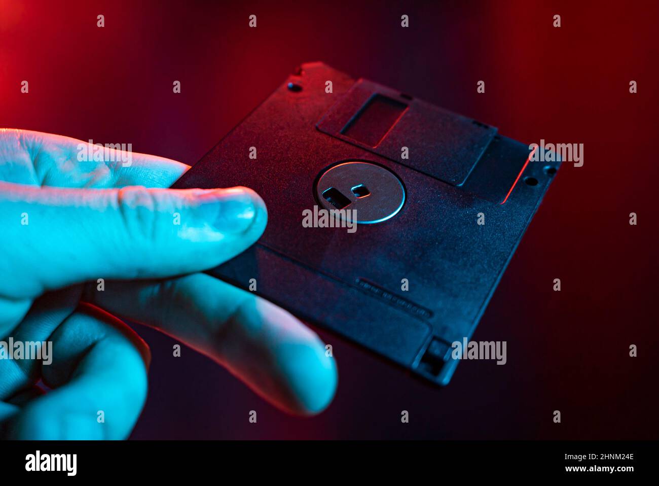 Floppy disk hand hires stock photography and images Alamy